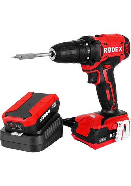 Akülü Matkap 30NM Tork 18V 2*2A Akü+Şarj Cihazı