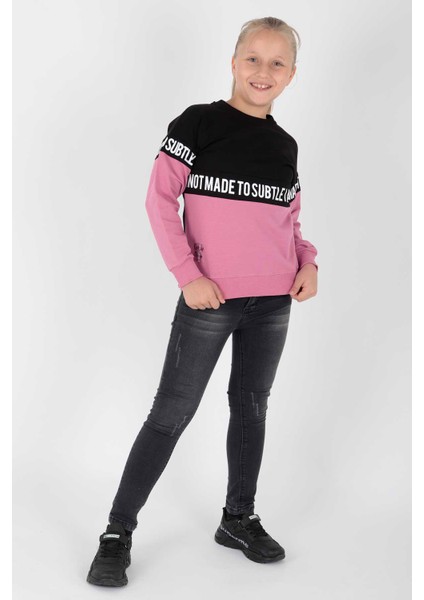 Kız Çocuk Subtle Baskılı Trend Sweat AK15163