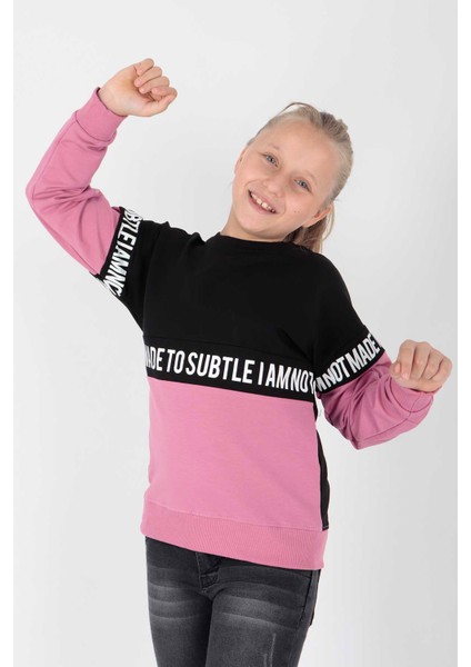Kız Çocuk Subtle Baskılı Trend Sweat AK15163 fiyatları