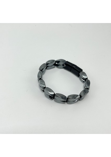 Burgu Hematit Doğal Taş Bileklik Mıknatıslı Kapama modelleri