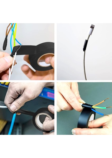 Elektrik Bandı 10 Adet 19MMX10YDS Elektrik Izole Bandı 10'lu Paket modelleri