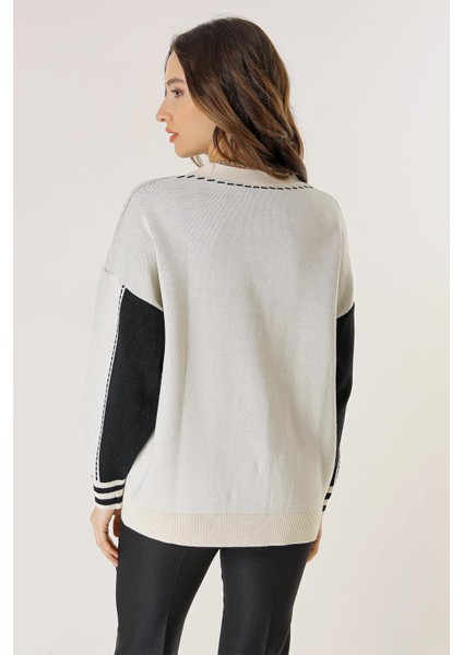 Önü Düğmeli Cepli Triko Hırka fırsatları