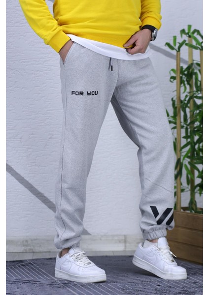 Erkek Üç Iplik Şardonlu Eşofman Altı For You Baskı fırsatları