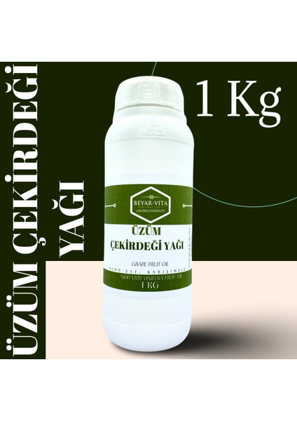 Üzüm Çekirdeği Yağı 1 Kg - Beyarvita