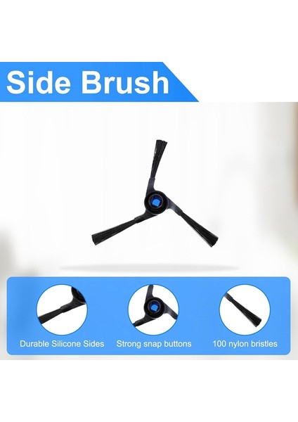 Ecovacs Deebot X2 Omni Robotlu Süpürge Yedek Parçalar Ana Yan Fırça Hepa Filtreler Paspas Pedleri Toz Torbaları (Yurt Dışından) modelleri