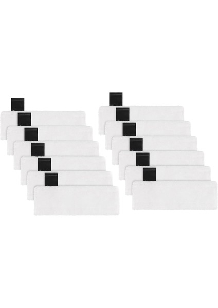 Karcher Easyfix Sc2, Sc3, Sc4, Sc5 Buharlı Temizleyicilerle Uyumlu 12 Paket Mikrofiber Paspas Bezi (Yurt Dışından)