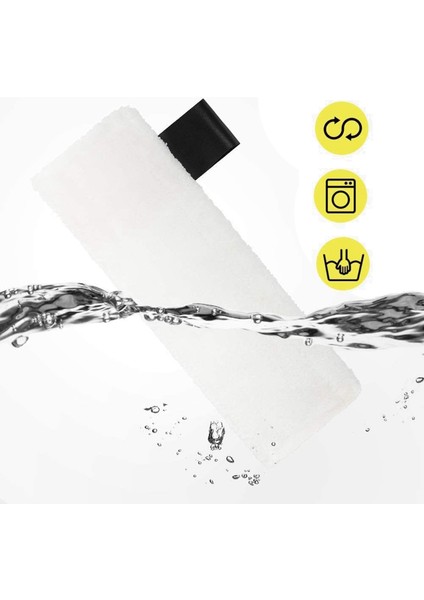 Karcher Easyfix Sc2, Sc3, Sc4, Sc5 Buharlı Temizleyicilerle Uyumlu 12 Paket Mikrofiber Paspas Bezi (Yurt Dışından) fiyatları