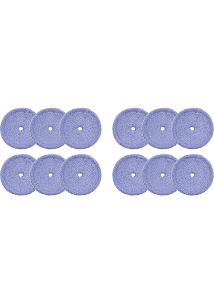 Everybot Edge RS700 RS500 Robot Yedek Aksesuarlar Için 12X Yıkanabilir Mikrofiber Paspas Pedleri (Yurt Dışından)