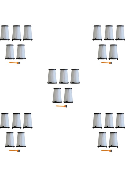Electrolux Aeg AEF150 Için 25 Adet Filtre, Tüm Aeg Ergorapido Cx7-2 Modellerine Uygun CX7-2-45AN CX7-2-35FFP CX7-2-30GM (Yurt Dışından) indirimleri