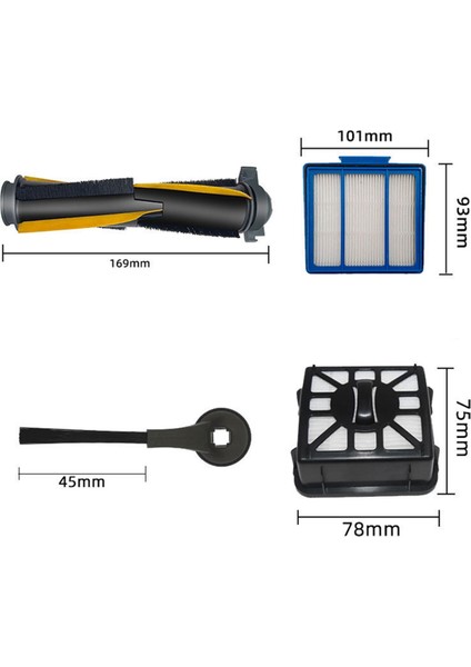 Shark Iq R101AE (RV1001AE) Iq R101 (RV1001) AV911S Ez Robot Süpürge Yedek Parçaları Için Aksesuar Kiti (Yurt Dışından)