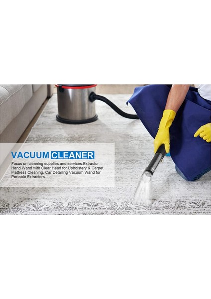 2x Çıkarıcı Aracı Döşeme ve Halı Temizleme Için Büyük Temiz Kafa, Taşınabilir Çıkarıcılar Için Araba Detaylandırma Vakum Değnek B (Yurt Dışından) fiyatları