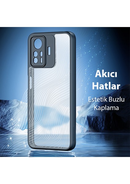 Redmi Note 12S Aimo Series Premium Buzlu Sert Pc-Tpu Kılıf