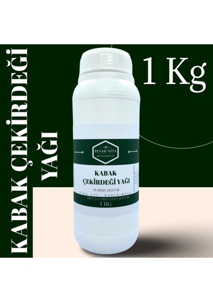 Kabak Çekirdeği Yağı 1 kg - Beyarvita