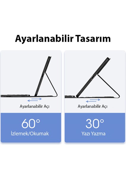 iPad 10 (2022) Tk Series Kablosuz Bluetooth Klavye Touchpad Kılıf indirimleri