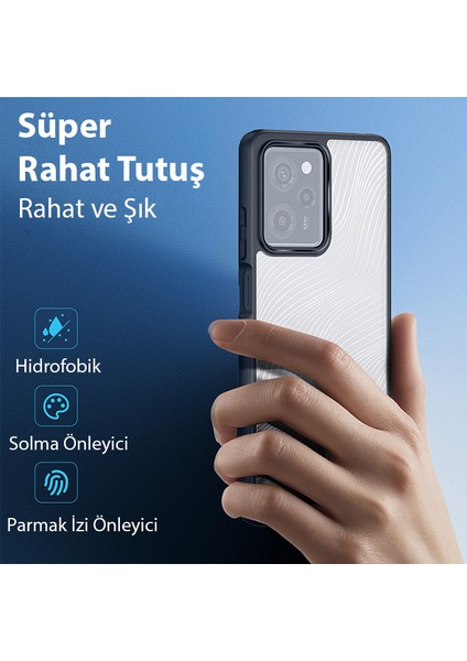 Redmi Note 12 Pro 5g - Poco X5 Pro 5g Aimo Series Premium Buzlu Sert Pc-Tpu Kılıf