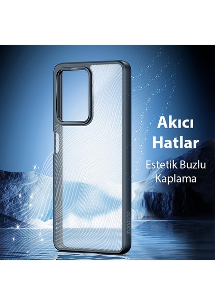 Redmi Note 12 Pro 5g - Poco X5 Pro 5g Aimo Series Premium Buzlu Sert Pc-Tpu Kılıf