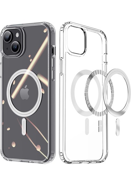 Clin Mag Series iPhone 15 Plus Magsafe Uyumlu Manyetik Silikon Kılıf