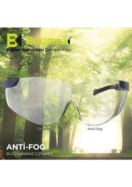 Koruyucu Gözlük S-800 Hunter Comfort Şeffaf 12 Adet fiyatları