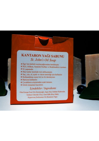 Doğal Kantaron Yağlı-Zeytinyağlı Sabun 100 gr fiyatları