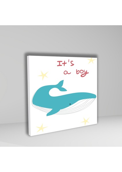 3 lü Kare Kanvas Erkek Bebek Odası Baby Shark Tablo Seti fiyatları