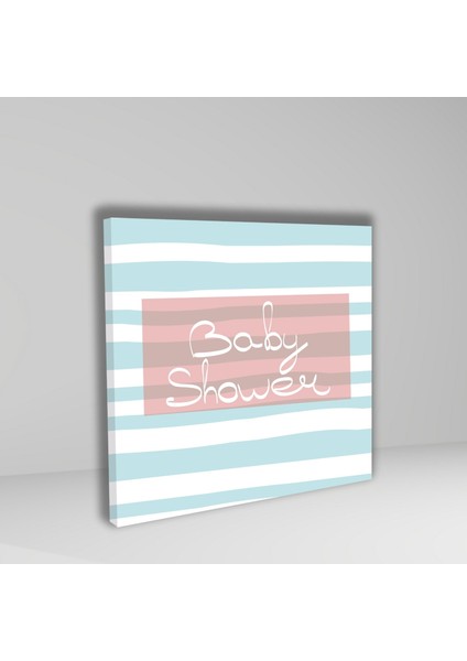 3 lü Kare Kanvas Erkek Bebek Odası Baby Shark Tablo Seti modelleri