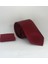 Bordo Klasik Düz Renk Mendilli Saten Kravat - Ks-09 1