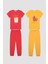 Çocuk Ketcup&fries Çok Renkli 2li Pijama Takımı 2