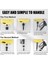 Parksıde Stili Için Hortum Konektörü Dönüştürücü Yıkayıcı Çıkış Adaptörü M22 Parkside Nilfisk Için Karcher Hızlı Bağlantı Adaptörü Yüksek Basınçlı Yıkama Hortumu (Yurt Dışından) 3