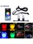 Yeşil Stil Araba LED Şeytan Göz Şeytan Nazar Drl LED Bluetooth Uyumlu App Rgb 2.5 Farlar Mini Projektör Lenscar Araba Aksesuarları (Yurt Dışından) 3