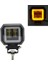 Sarı Stil Jvısual 3 Iw Su Geçirmez Yuvarlak LED Angel Eyes Işık Çubuğu 12V 24V 6500K Beyaz Mavifor Motosiklet Offroad LED Çalışma Işığı (Yurt Dışından) 1
