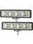2 ADET-24LED Tarzı 1- LED Çalışma Işığı Çubuğu Taşkın Noktası Offroad 4WD Araba Suv Sürüş Sis Lambası Çalışma Işığı Çubuğu Taşkın Noktası Offroad (Yurt Dışından) 1