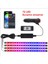 72 Dinamik Niscarda Araba Iç Ortam Işığı Neon LED Şerit Ayak Işıkları USB ile Uzaktan Müzik Oto Atmosfer Dekoratif Lamba (Yurt Dışından) 1