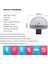 iphone Konektörü Carctr Yeni LED USB Araba Atmosfer Işığı Dj Rgb Mini Renkli Müzik Ses Kontrol Lambası Iç Araba Dekoratif Lamba Ortam Işığı (Yurt Dışından) 3