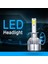 8000LM Tarzı 6000K Soğuk Beyaz 1 Adet H4 H7 H1 H3 H11 H13 LED Far Lam Derece Araba Lightk 72W 12V 8000L Farlar Sis Ampul (Yurt Dışından) 1