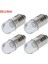 12V Dc Stili Sıcak Beyaz 4 Adet E10 3V 6V 12V 24V Beyaz LED Ampul Minyatür Vida Yükseltme Lambası Değiştirme El Feneri Torch Bisiklet Dıy Çalışma Mini Işık (Yurt Dışından) 4