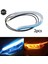 60CM Tarzı Mavi Sarı Drl LED Şerit Dönüş Sinyali Işığı Sarı Parlak Esnek Dönüş Sinyal Işığı Araba Far 12V Için Gündüz Çalışan Işık (Yurt Dışından) 2