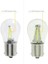 Beyaz Stil 1156 4 Cob Led'i W Ba BAY15D Cob LED Filament Ar Fren Lambaları Otomatik Ters Ampul Park Lambası 12V Kırmızı Beyaz Sarı (Yurt Dışından) 2