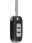HU83 3 Düğme Stili Keyyou Düğmeler Uzaktan Çevirme Araba Anahtarı Kabuk Kılıf Fob Kapak Renault Clio Megane Kangoo 2 Modus HU83 Bıçak Araba Aksesuarları (Yurt Dışından) 1
