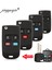 4 Düğme Stili FO21 Bıçaklı Jingyuqin Ford Edge Flex Explprer Için Modifiye Flip Anahtar Kabuk Kaçış Seferi Odak Lincoln Mercury Navigator Uzaktan Fob Kılıf (Yurt Dışından) 2