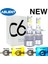 H9 Stili 6500K Beyaz 2x Yeni C6 LED H4 Iki RENKLIK+3000K 6500K+8000K Hilo H7 H1 H8 H Hb3 Hb Ampul Oto Işık Araba Far Sis Lambası (Yurt Dışından) 2