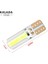 2 Adet Stil Kırmızı T10 W5W Ar LED Canbus Hata Yok Silika Jel Cob Ampul 12V Otomobil Styling Lights Buz Mavisi Yeşil Pembe Kırmızı Lamba (Yurt Dışından) 5