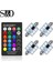 36MM Tarzı Uzaktan Kumandalı 4 Ampul Araba Iç Işıkları Rgb C5W Uzaktan Kumandalı LED Festoon Çok Renkli Kubbe Işık Okuma Lambası Otomatik 12V (Yurt Dışından) 2