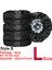 B 4 Adet 16-20 Inç Tarzı Inç Lastik Kılıfı Araba Yedek Lastik Kılıfı Saklama Torbaları Taşıma Çantası Polyester Arabalar Için Lastik Koruma Kapakları (Yurt Dışından) 1