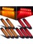 Beyaz 6 LED Kamyon Yan Genişlik Işık Kamyon Römork Işaretleme Işıkları Gece Güvenliği Göstergesi Uyarı Lambası Su Geçirmez Sinyal Lambaları 12V 24V (Yurt Dışından) 4