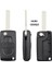 HU83 CE0523 Stili Keyyou 4 Düğmeler Flip Floding Uzaktan Anahtarlık Durumda Kabuk Fob Peugeot Citroen C8 Kesilmemiş Bıçak Oluk CE0523 (Yurt Dışından) 1