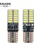 Kırmızı Anbus T10 W5W Araba LED Iç Gösterge Işıkları Ampul Araba Diyot Otomatik Genişlik Lambaları Için Araç Beyaz Kırmızı Mavi 12V (Yurt Dışından) 2