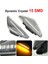 Dinamik Kristal Moke Dinamik Akan LED Yan Işaretleyici Sinyal Lambası Bmw X5 E70 X6 E71 E72 X3 F25 Sıralı Flaşör Lambası (Yurt Dışından) 1