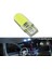 Sarı 1x T10 W5W Araba LED Cob Dönüş Sinyali Ampul Iç Kubbe Okuma Işığı 12V Otomatik Kama Yan Plaka Gövde Lambası Süper Parlak (Yurt Dışından) 5