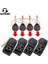 3 Düğme Boş Anahtar Kabuk Modifiye Çevirme Katlanır Uzaktan Anahtar Kabuk Toyota Rav4 Dilek Camry Hiac Corolla Hilux Fortuner (Yurt Dışından) 2