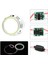 Pembe Tarzı 100 mm 2 Adet Angel Eyes LED Oto Halo Halka Işık Araba Ampüller Cob Far Drl Gündüz Çalışan Işık Araba Styling Dekoratif Işıklar (Yurt Dışından) 5
